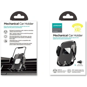 Hurtownia GSM - Uchwyt samochodowy Joyroom JR-ZS259 Vent Car Mount Black - JYR028BLK - {ean13} - Hurt
