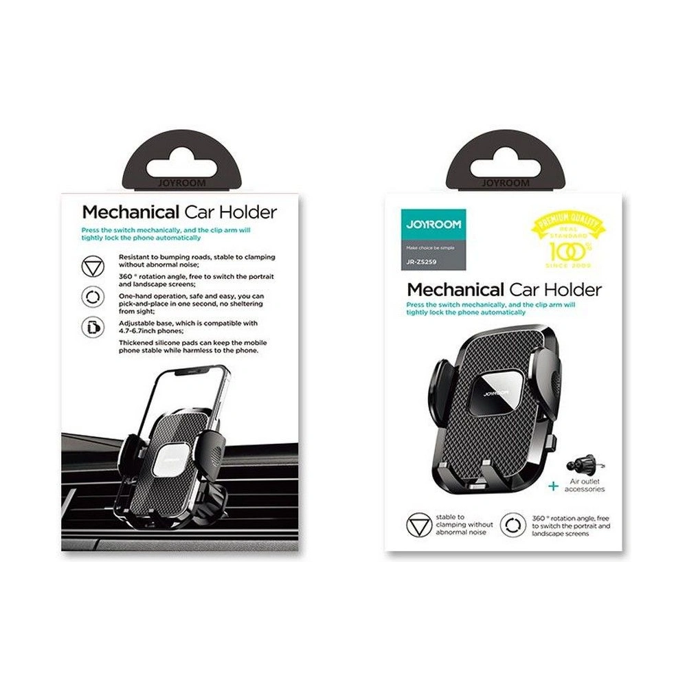 Hurtownia GSM - Uchwyt samochodowy Joyroom JR-ZS259 Vent Car Mount Black - JYR028BLK - {ean13} - Hurt