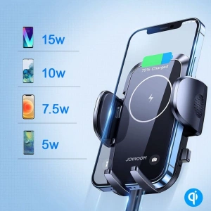 Hurtownia GSM - Uchwyt samochodowy Joyroom JR-ZS241 Air Vent Car Mount Wireless Charger 15W Black - JYR029BLK - {ean13} - Hurt