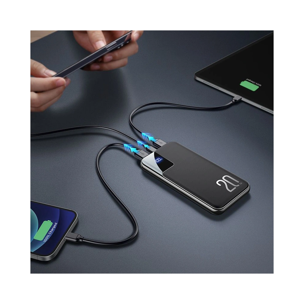 Hurtownia GSM - Powerbank Joyroom JR-QP190 Plus 20W 20000mah Černá - JYR036BLK - {ean13} - Hurt
