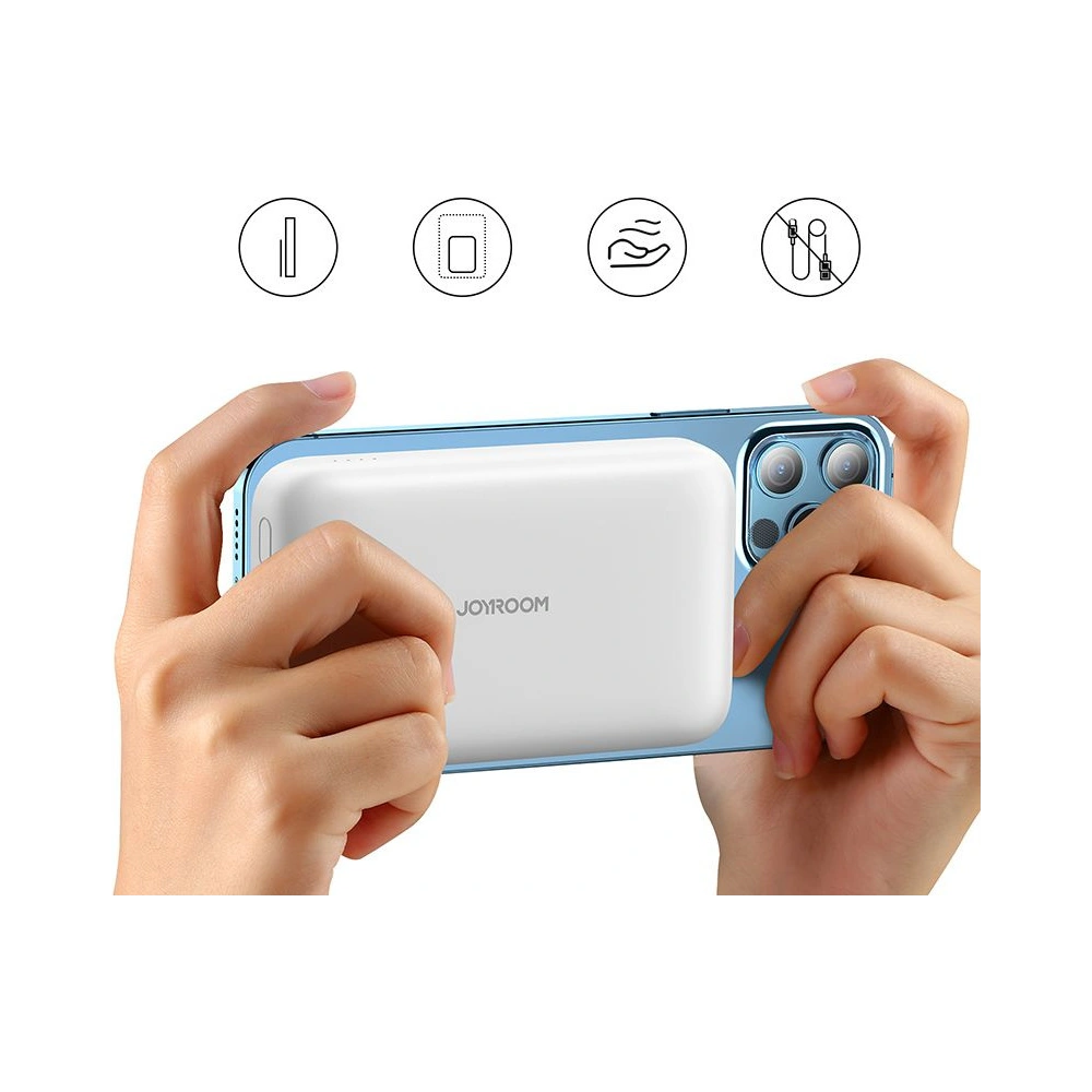 Hurtownia GSM - Powerbank z ładowaniem indukcyjnym Joyroom JR-W020 Mini Magnetic MagSafe Wireless 10000mah Black - JYR037BLK - {ean13} - Hurt