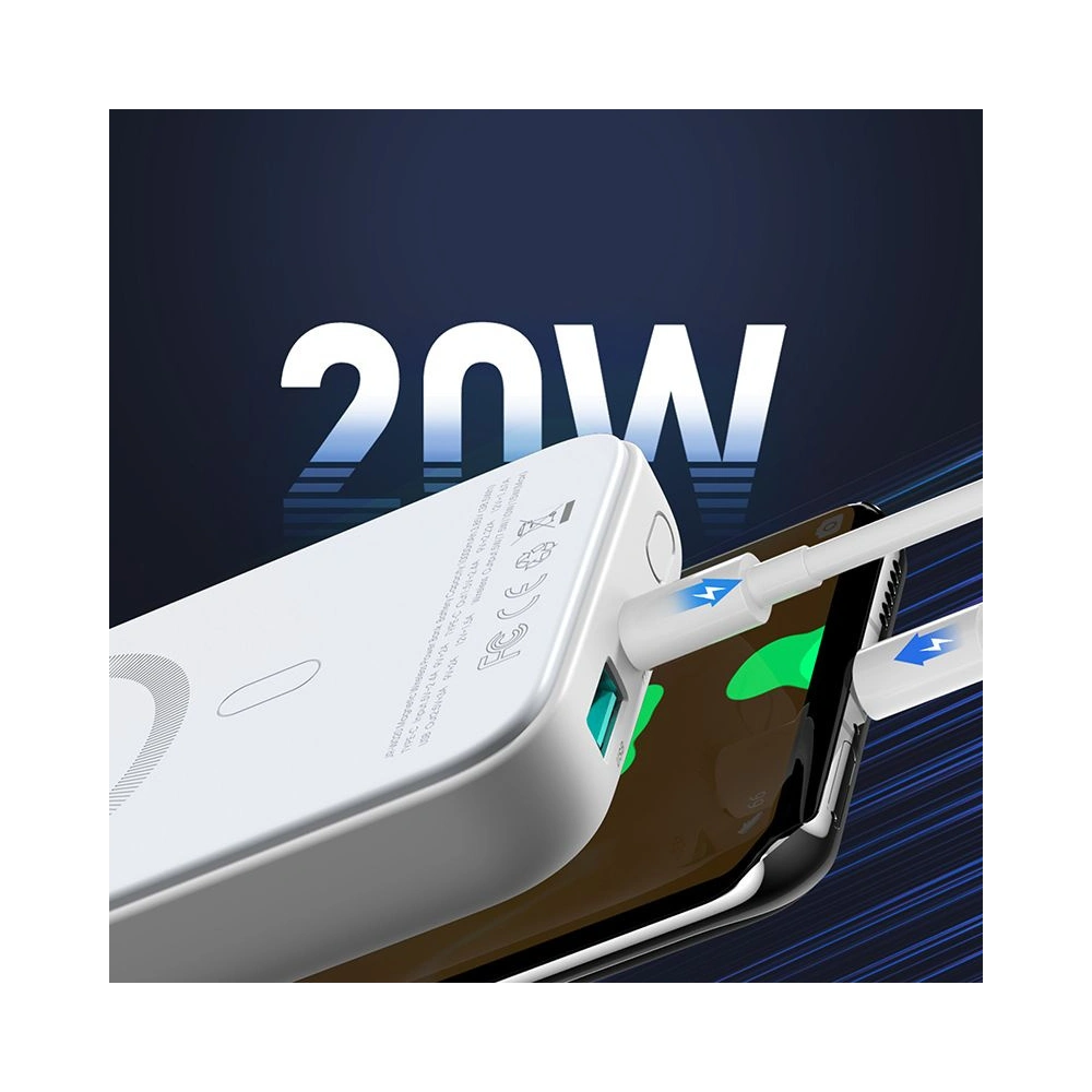 Wholesale Powerbank Joyroom JR-W020 Mini Magnetic MagSafe Wireless 10000mah Black - JYR037BLK - {ean13} - Hurt