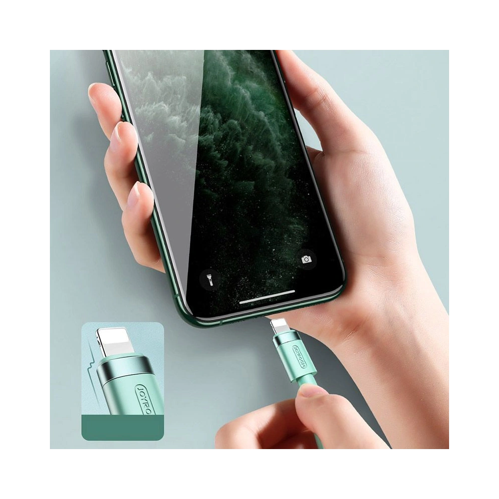 Hurtownia GSM - Kabel Joyroom S-1224N2 USB-A - Lightning 120cm Green - JYR039GRN - {ean13} - Hurt