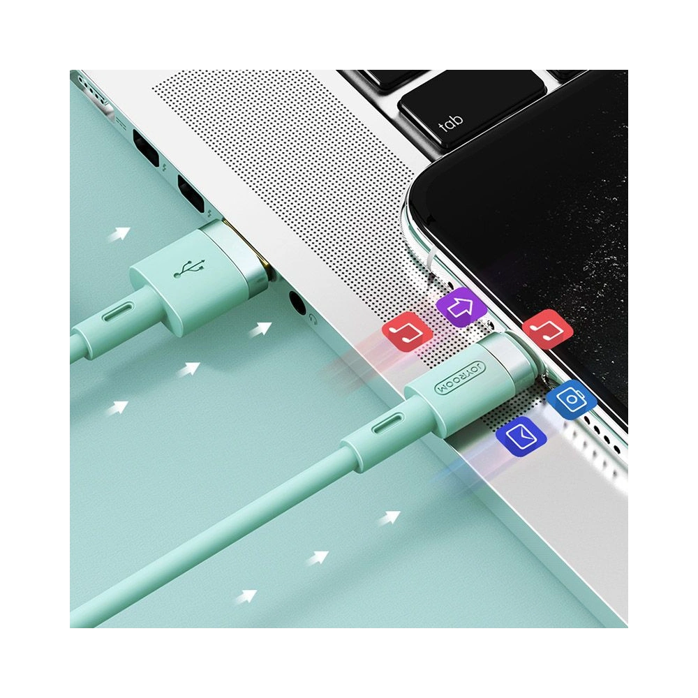 Hurtownia GSM - Kabel Joyroom S-1224N2 USB-A - Lightning 120cm Zelená - JYR039GRN - {ean13} - Hurt