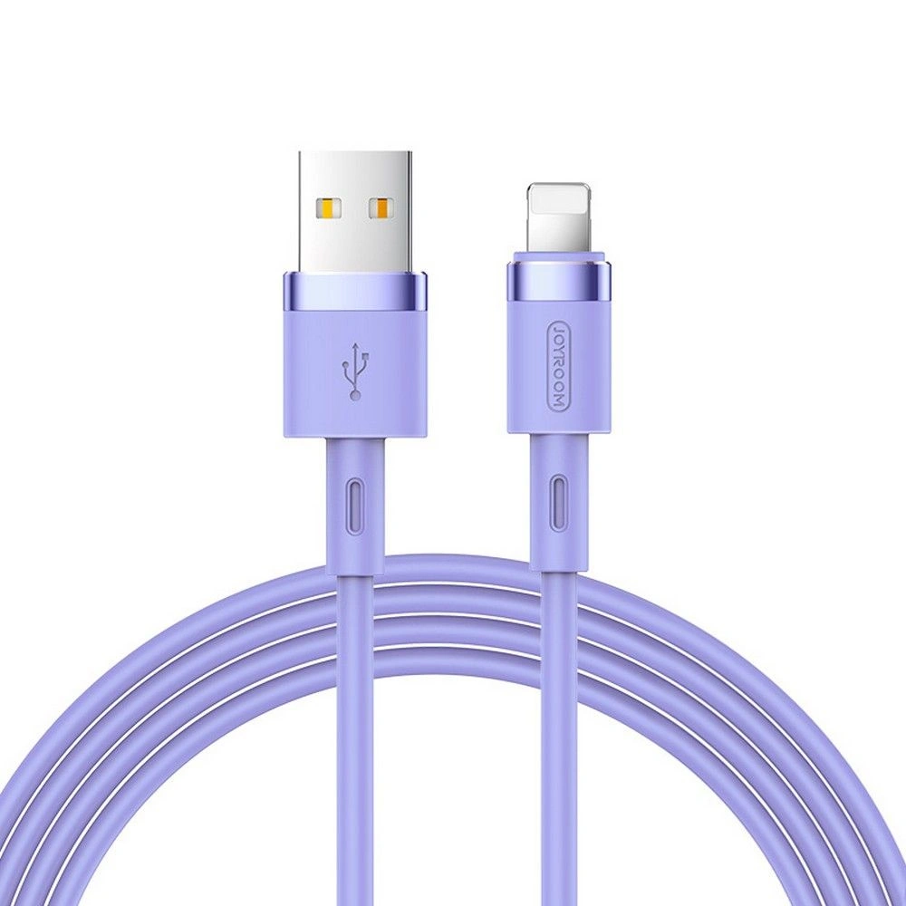 Hurtownia GSM - Kabel Joyroom S-1224N2 USB-A - Lightning 120cm fialový - JYR050PRP - {ean13} - Hurt