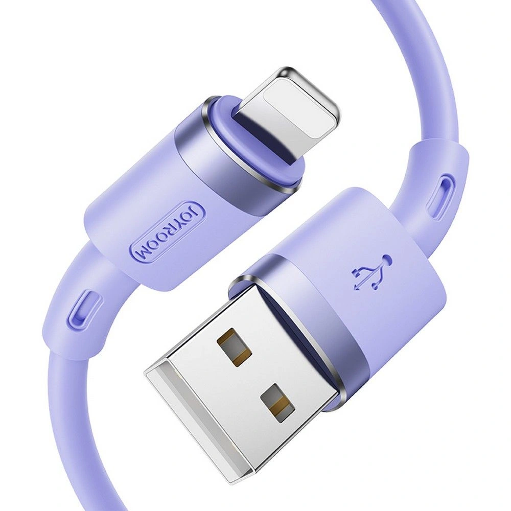 Hurtownia GSM - Kabel Joyroom S-1224N2 USB-A - Lightning 120cm fialový - JYR050PRP - {ean13} - Hurt
