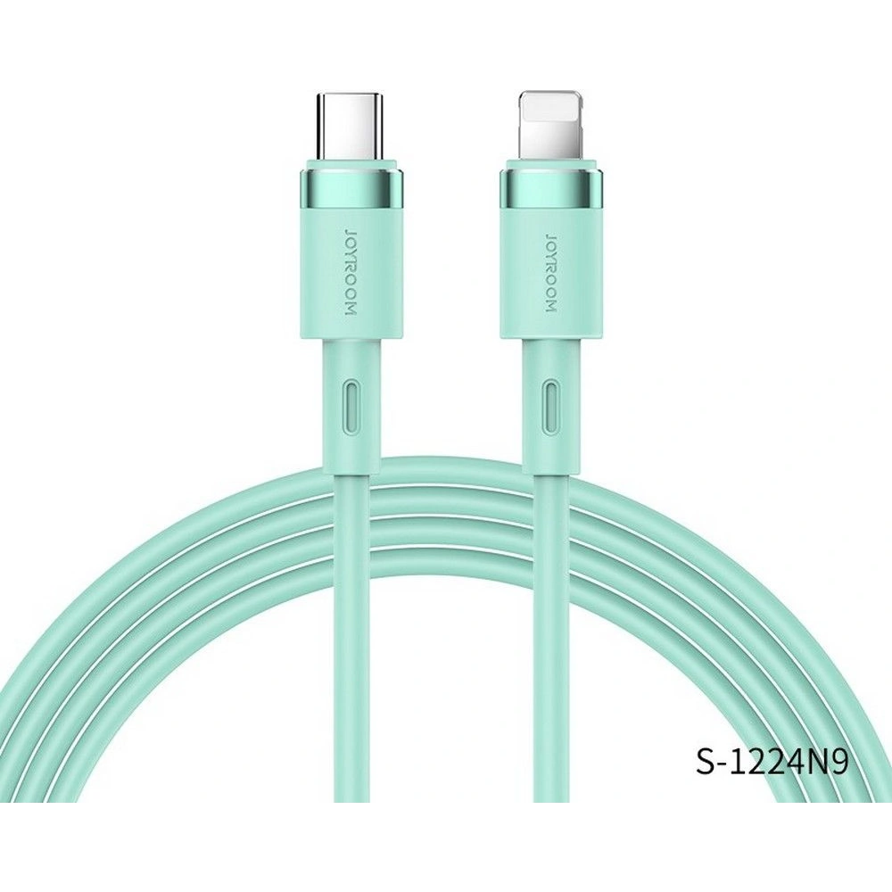 Wholesale Joyroom S-1224N9 USB-C - Lightning Cable PD 20W 120cm Green - JYR051GRN - {ean13} - Hurt
