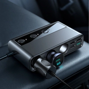 Hurtownia GSM - Ładowarka samochodowa Joyroom JR-CL06 Multi-port USB Car Charger PD 154W QC 3.0 Black - JYR058BLK - {ean13} - Hurt