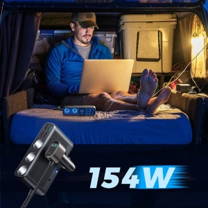Hurtownia GSM - Ładowarka samochodowa Joyroom JR-CL06 Multi-port USB Car Charger PD 154W QC 3.0 Black - JYR058BLK - {ean13} - Hurt