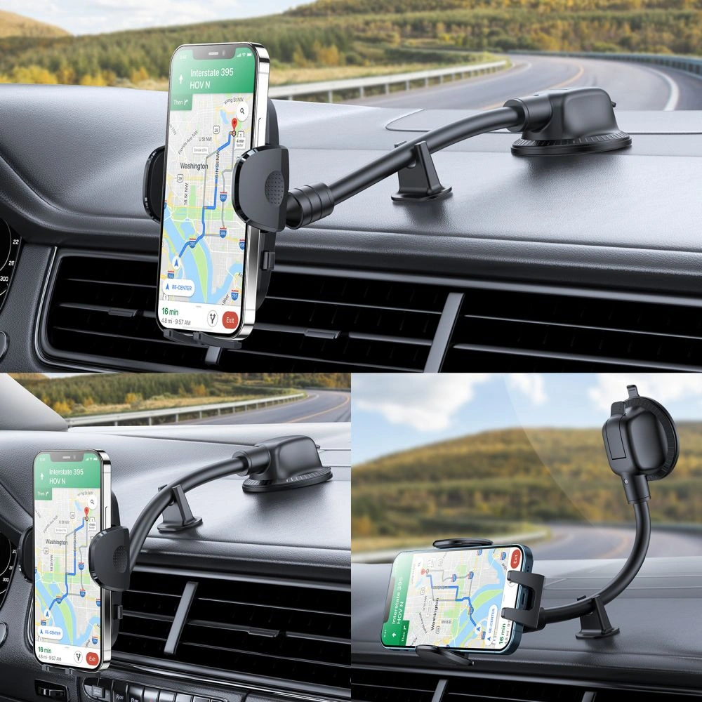 Wholesale Joyroom JR-ZS259 Long Arm Dashboard Car Mount Black - JYR059BLK - {ean13} - Hurt