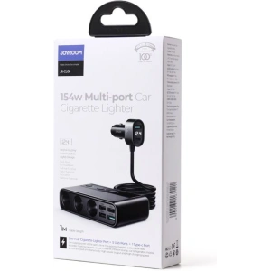 Hurtownia GSM - Ładowarka samochodowa Joyroom JR-CL06 Multi-port USB Car Charger PD 154W QC 3.0 Black - JYR058BLK - {ean13} - Hurt