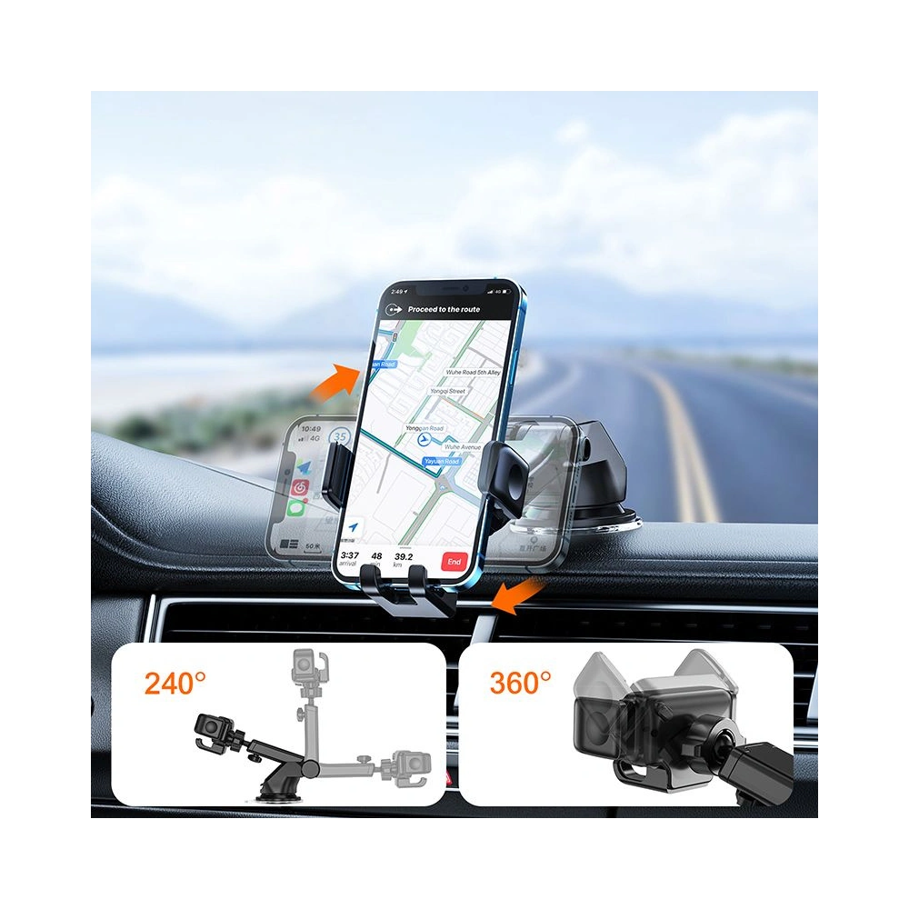 Wholesale Joyroom JR-ZS283 Dashboard Car Mount Black - JYR061BLK - {ean13} - Hurt