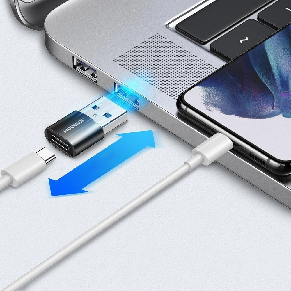 Adaptér Joyroom S-H152 USB-C - USB-A černý [2 PACK]