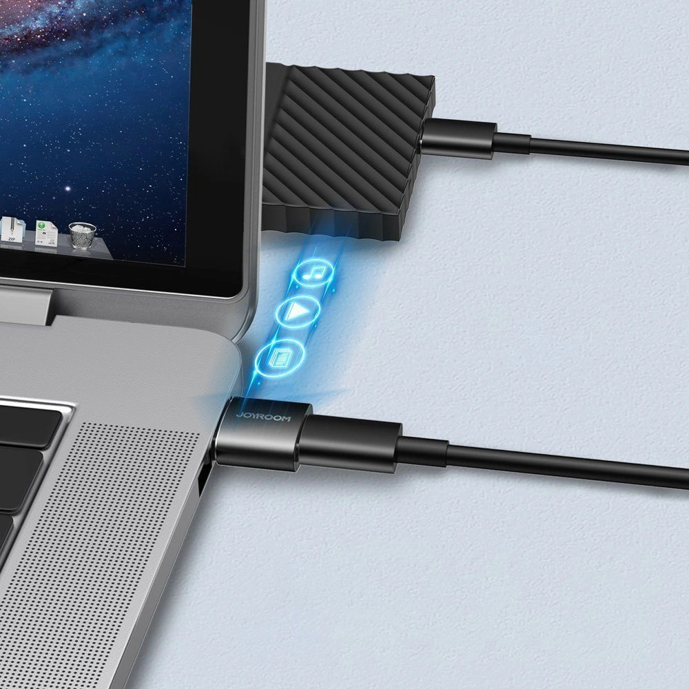 Adaptér Joyroom S-H152 USB-C - USB-A černý [2 PACK]