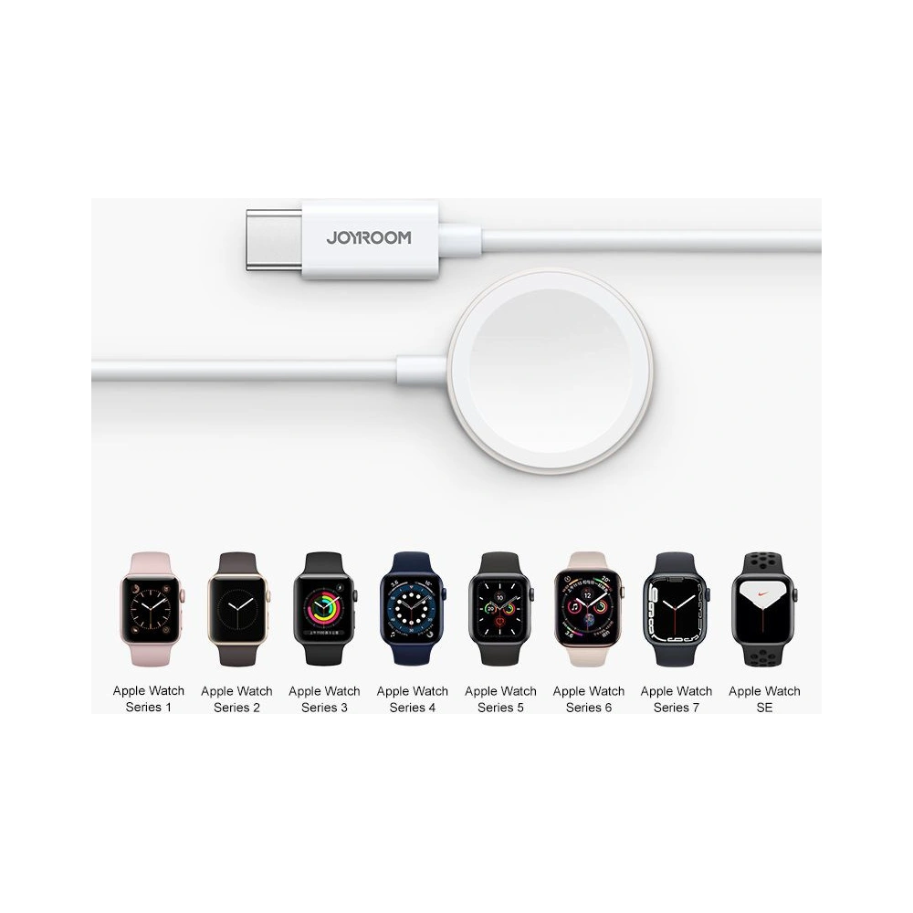 Hurtownia GSM - Bezdrátová nabíječka Joyroom S-IW004 Magnetic nabíjecí USB-C kabel 120 cm Apple Watch bílá - JYR065WHT - {ean13} - Hurt