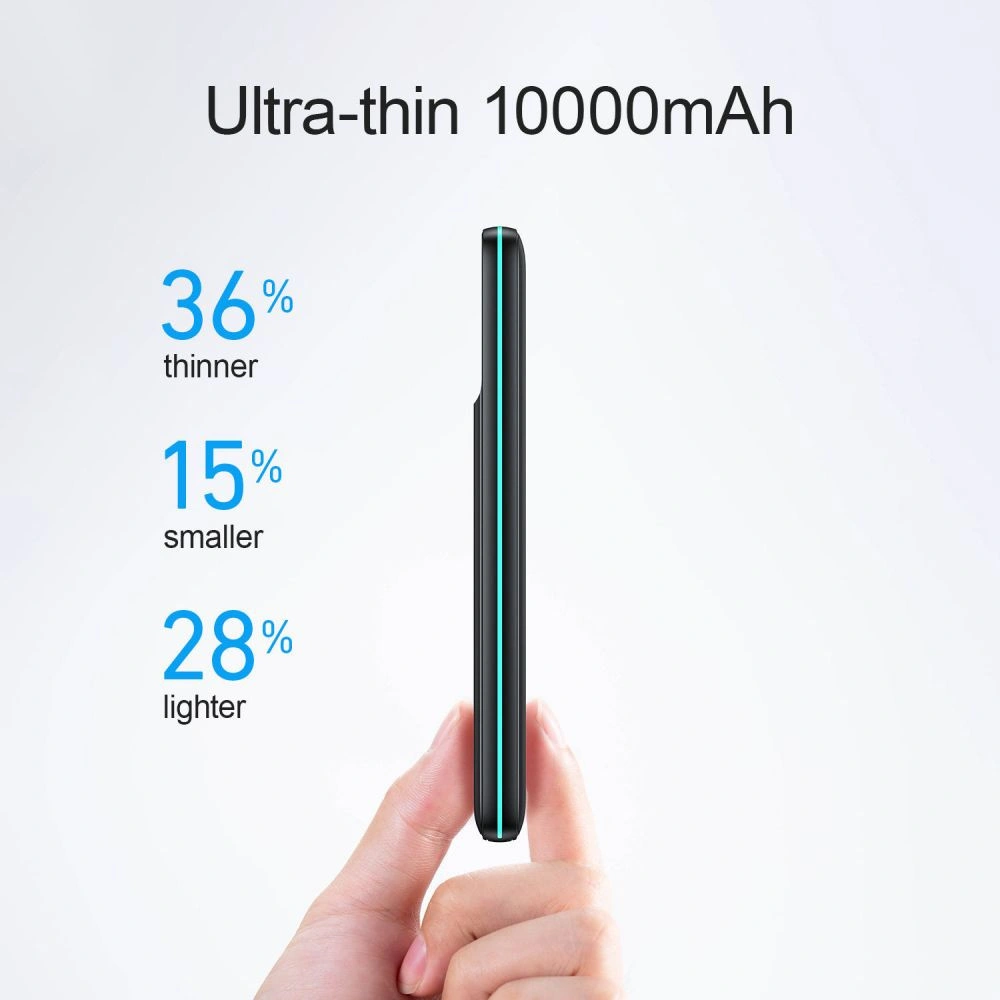 Hurtownia GSM - Powerbank s indukčním nabíjením Joyroom JR-W040 Magnetic MagSafe Power Bank 10000mah Černý - JYR066BLK - {ean13} - Hurt