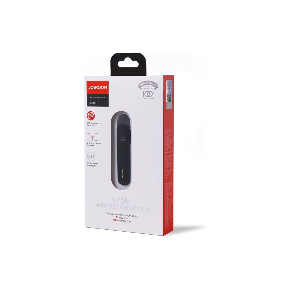 Hurtownia GSM - Bezdrátová sluchátka Joyroom JR-B01 Bluetooth sluchátka černá - JYR068BLK - {ean13} - Hurt