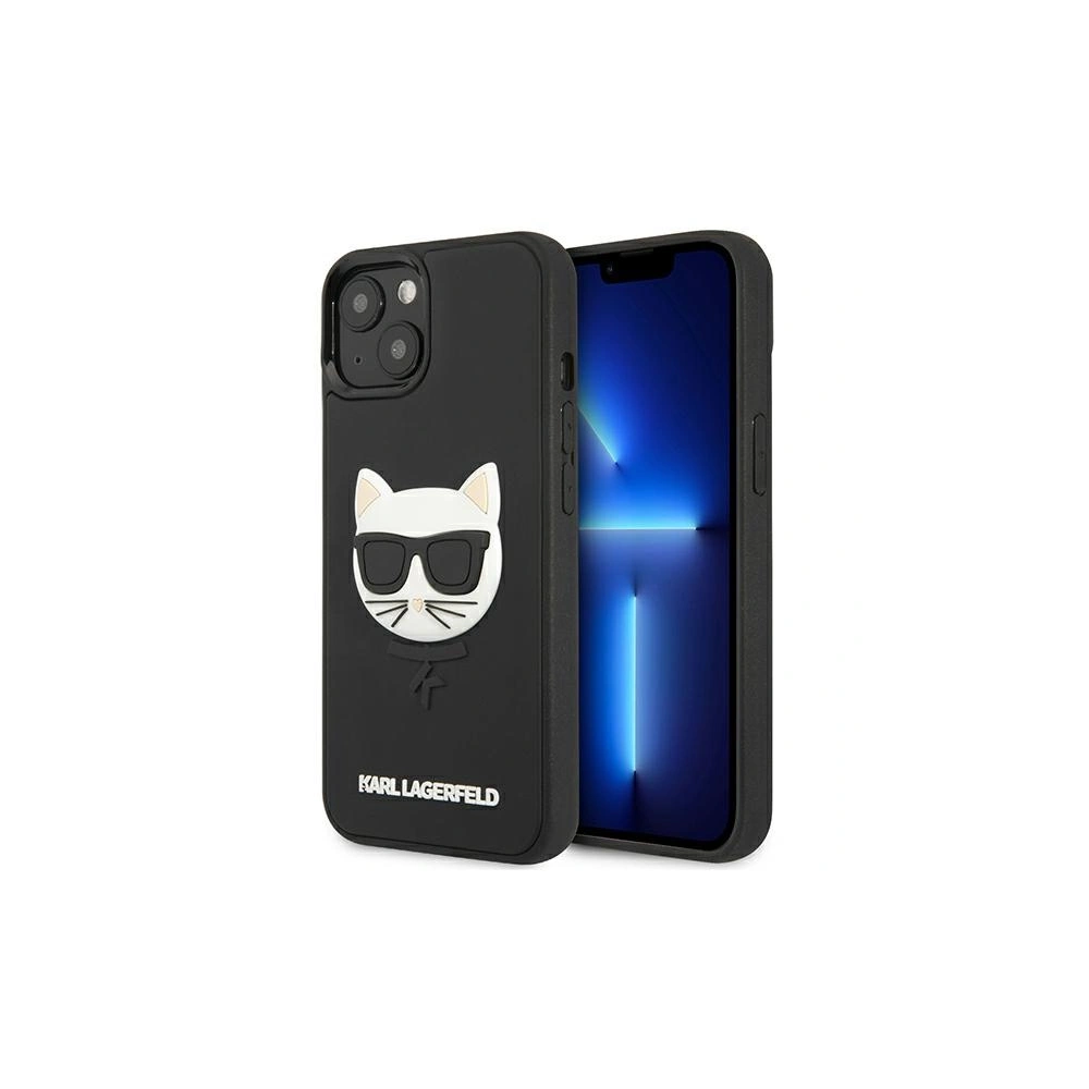 Wholesale Karl Lagerfeld KLHCP13MCH3DBK Apple iPhone 13 black hardcase 3D Rubber Choupette - KLD781BLK - {ean13} - Hurt