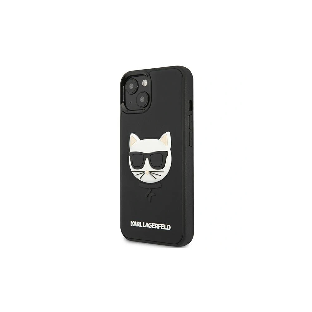 Wholesale Karl Lagerfeld KLHCP13MCH3DBK Apple iPhone 13 black hardcase 3D Rubber Choupette - KLD781BLK - {ean13} - Hurt