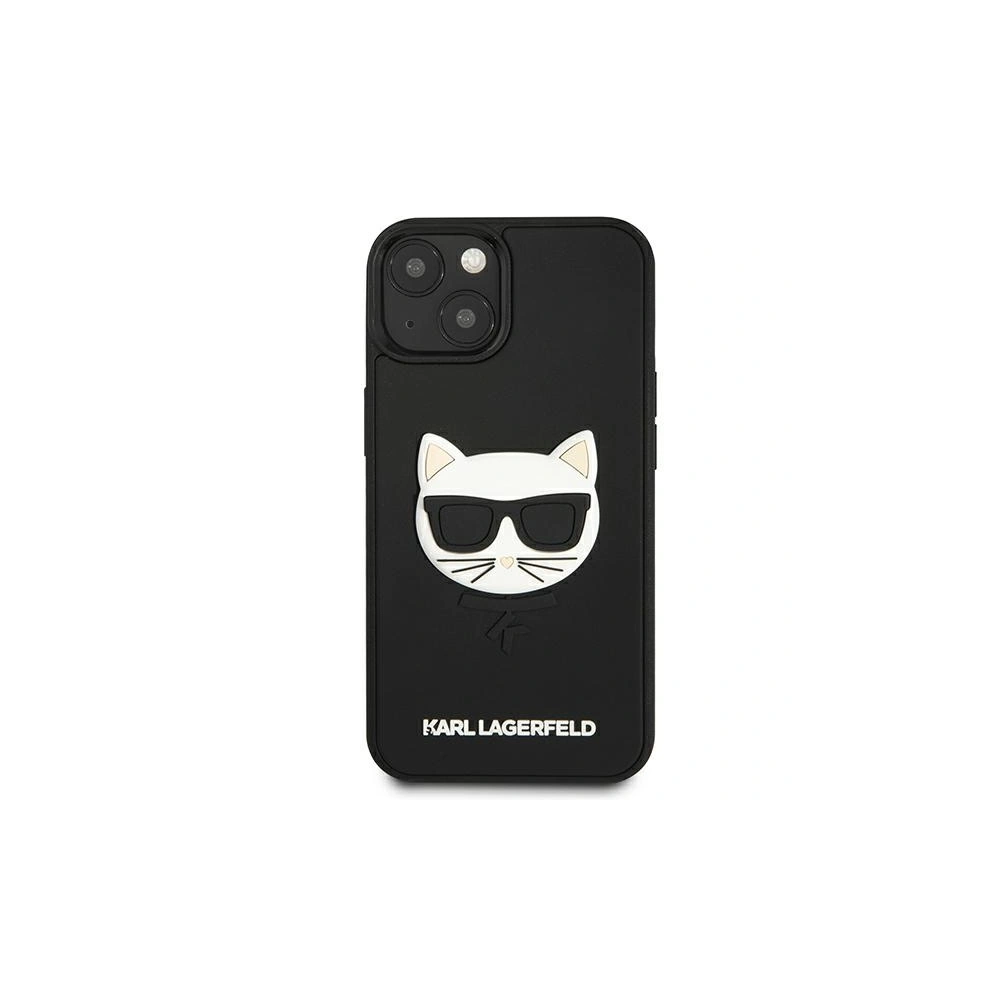 Wholesale Karl Lagerfeld KLHCP13MCH3DBK Apple iPhone 13 black hardcase 3D Rubber Choupette - KLD781BLK - {ean13} - Hurt