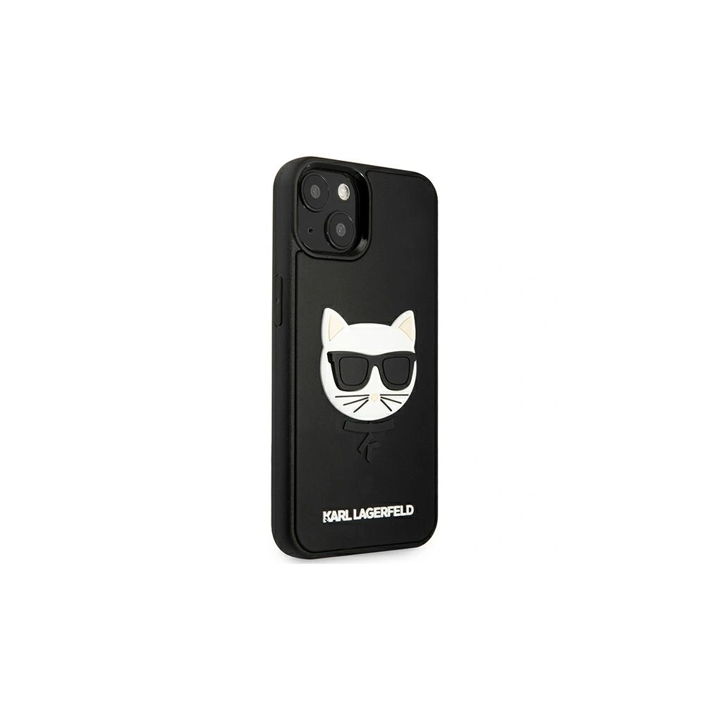 Wholesale Karl Lagerfeld KLHCP13MCH3DBK Apple iPhone 13 black hardcase 3D Rubber Choupette - KLD781BLK - {ean13} - Hurt