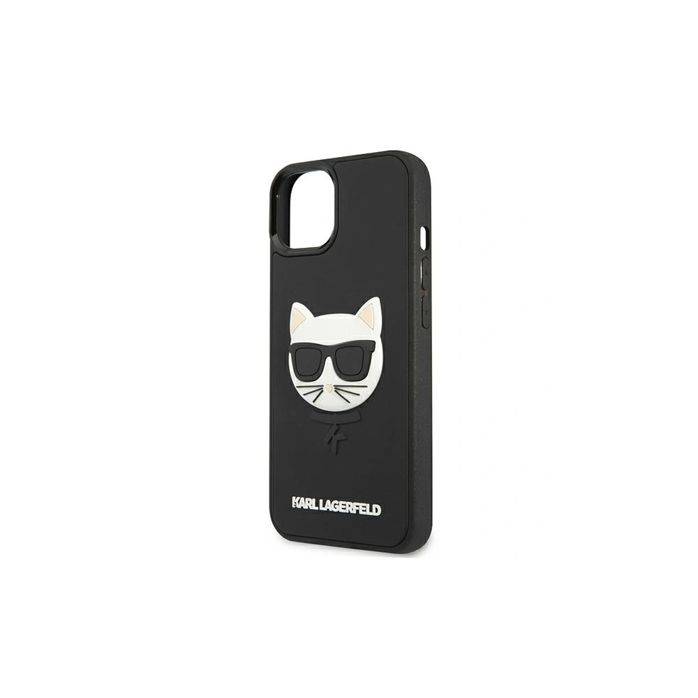 Wholesale Karl Lagerfeld KLHCP13MCH3DBK Apple iPhone 13 black hardcase 3D Rubber Choupette - KLD781BLK - {ean13} - Hurt