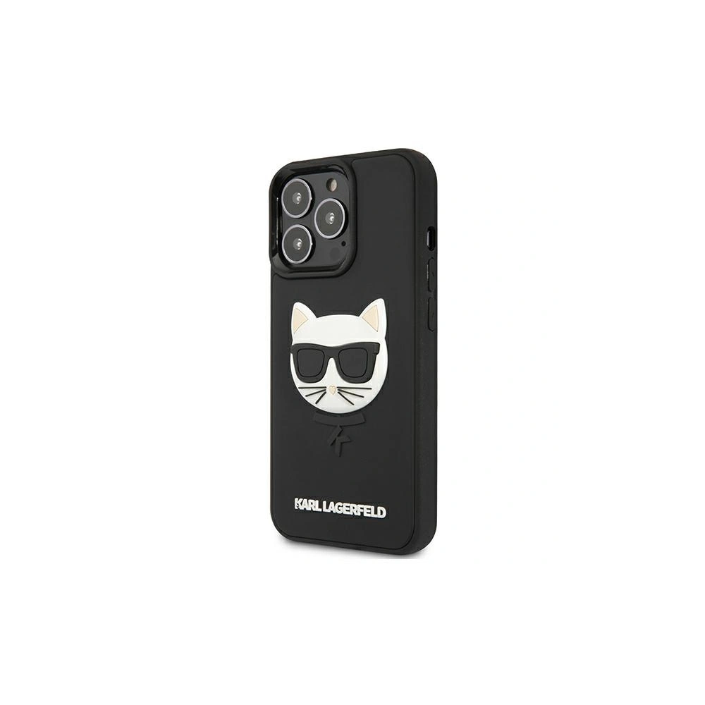 Hurtownia GSM - Etui Karl Lagerfeld KLHCP13XCH3DBK Apple iPhone 13 Pro Max černý/black hardcase 3D Rubber Choupette - KLD783BLK - {ean13} - Hurt