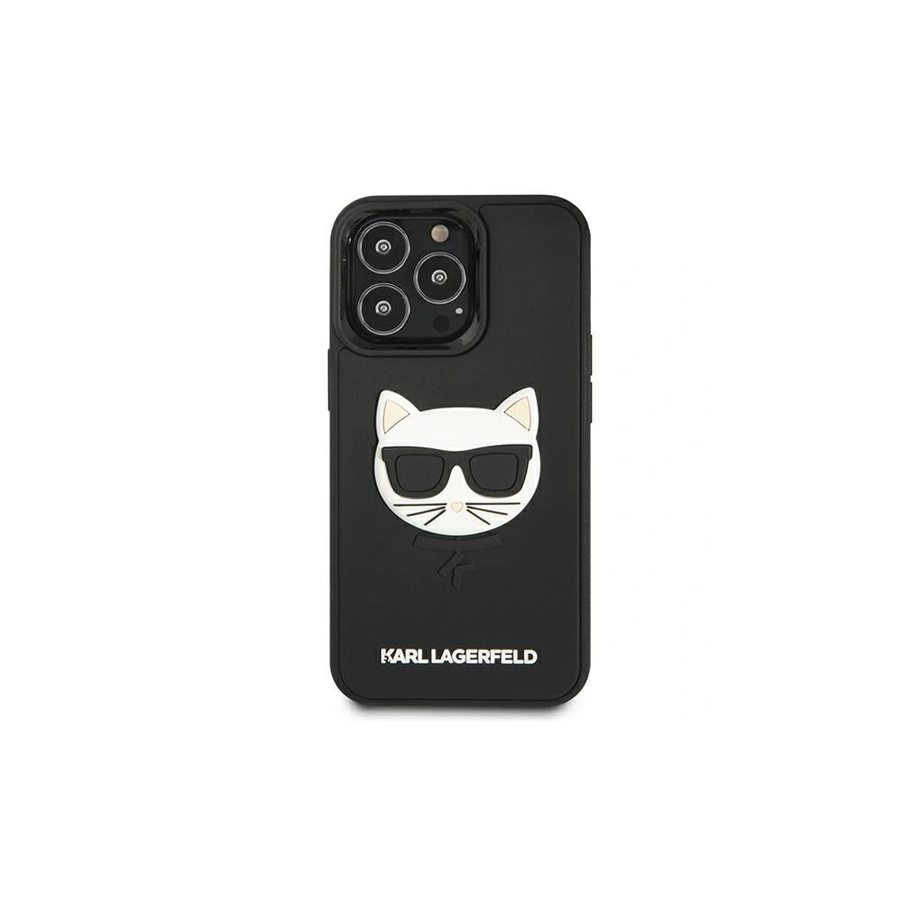 Hurtownia GSM - Etui Karl Lagerfeld KLHCP13XCH3DBK Apple iPhone 13 Pro Max černý/black hardcase 3D Rubber Choupette - KLD783BLK - {ean13} - Hurt