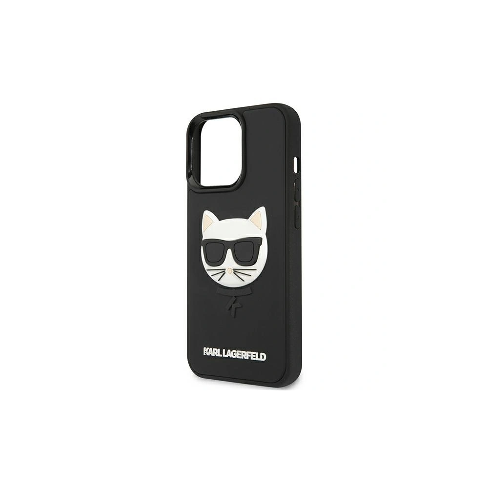 Hurtownia GSM - Etui Karl Lagerfeld KLHCP13XCH3DBK Apple iPhone 13 Pro Max černý/black hardcase 3D Rubber Choupette - KLD783BLK - {ean13} - Hurt
