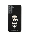 Hurtownia GSM - Etui Karl Lagerfeld KLHCS21FESAKICKCBK Samsung Galaxy S21 FE czarny/black hardcase Saffiano Ikonik Karl&Choupette Head - KLD784BLK - {ean13} - Hurt