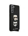 Hurtownia GSM - Etui Karl Lagerfeld KLHCS21FESAKICKCBK Samsung Galaxy S21 FE czarny/black hardcase Saffiano Ikonik Karl&Choupette Head - KLD784BLK - {ean13} - Hurt
