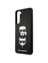 Wholesale Karl Lagerfeld KLHCS21FESAKICKCBK Samsung Galaxy S21 FE black hardcase Saffiano Ikonik Karl&Choupette Head - KLD784BLK - {ean13} - Hurt