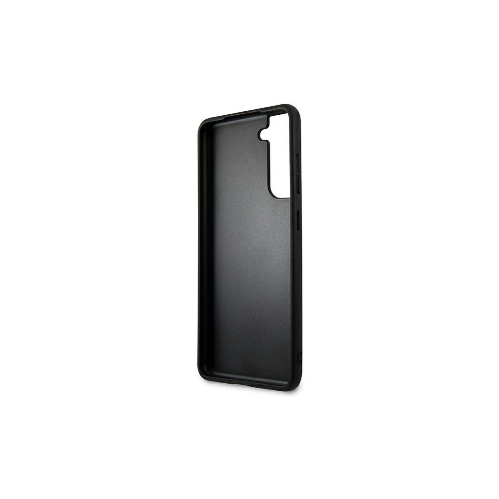 Wholesale Karl Lagerfeld KLHCS21FESAKICKCBK Samsung Galaxy S21 FE black hardcase Saffiano Ikonik Karl&Choupette Head - KLD784BLK - {ean13} - Hurt