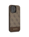 Hurtownia GSM - Etui Guess GUHCP13LG4GLBR Apple iPhone 13 Pro hnědý/brown tvrdý kryt 4G Stripe Collection - GUE1530BR - {ean13} - Hurt