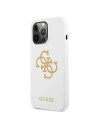 Hurtownia GSM - Etui Guess GUHCP13LLS4GGWH Apple iPhone 13 Pro bílý/white hard case Silicone 4G Logo - GUE1533WHT - {ean13} - Hurt