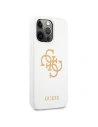 Hurtownia GSM - Etui Guess GUHCP13LLS4GGWH Apple iPhone 13 Pro bílý/white hard case Silicone 4G Logo - GUE1533WHT - {ean13} - Hurt