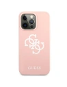 Hurtownia GSM - Etui Guess GUHCP13LLS4GWPI Apple iPhone 13 Pro różowy/pink hard case Silicone 4G Logo - GUE1534PNK - {ean13} - Hurt