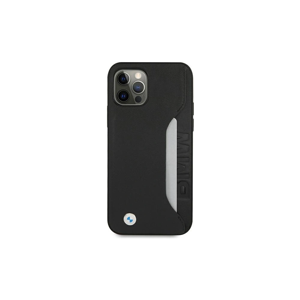 Hurtownia GSM - Etui BMW BMHCP12LRCSWK Apple iPhone 12 Pro Max černý/black hardcase Leather Signature - BMW257BLK - {ean13} - Hurt