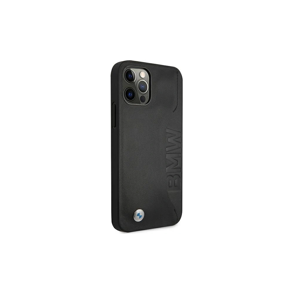 Hurtownia GSM - Etui BMW BMHCP12LRCSWK Apple iPhone 12 Pro Max černý/black hardcase Leather Signature - BMW257BLK - {ean13} - Hurt
