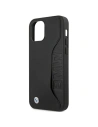 Hurtownia GSM - Etui BMW BMHCP12LRCSWK Apple iPhone 12 Pro Max czarny/black hardcase Leather Signature - BMW257BLK - {ean13} - Hurt