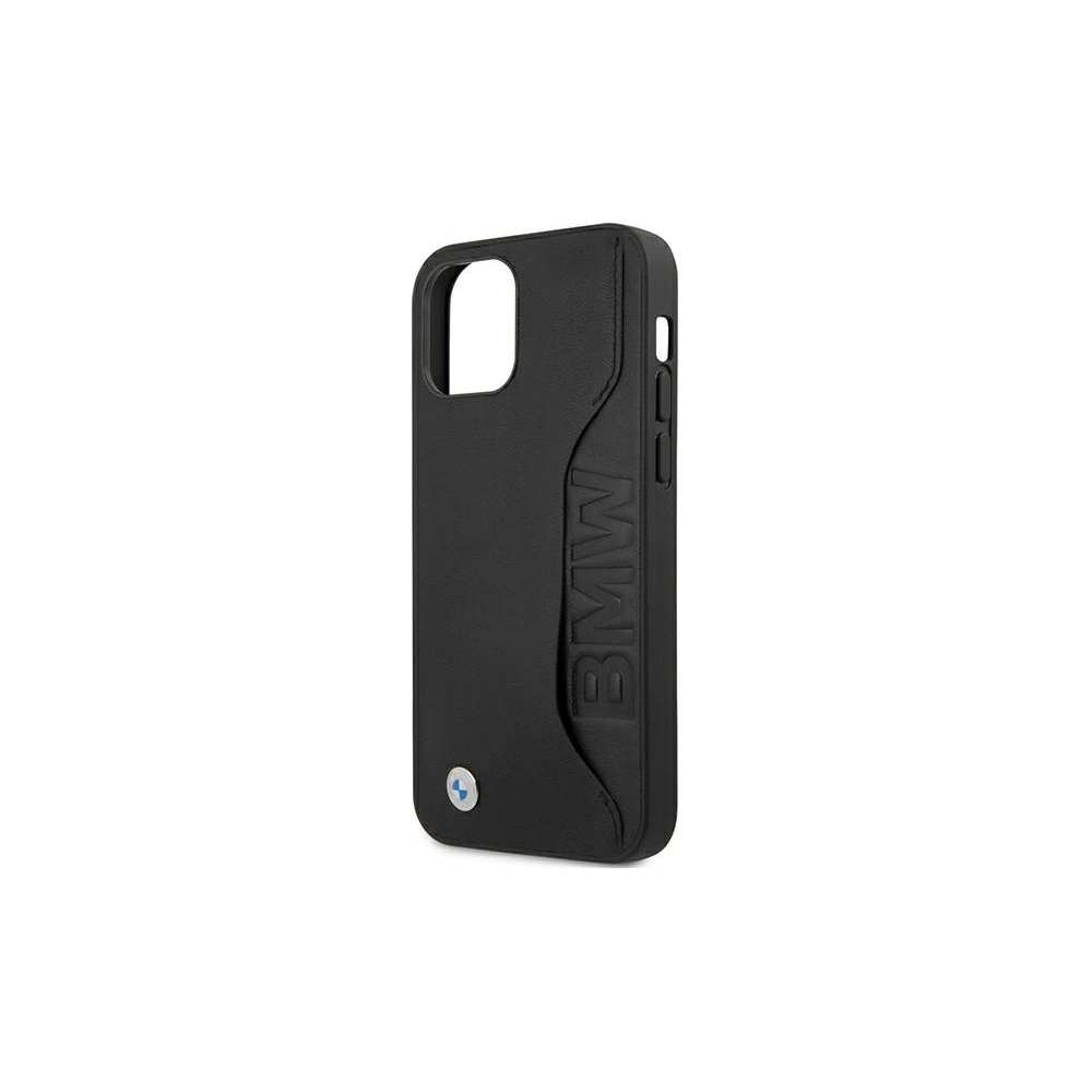 Hurtownia GSM - Etui BMW BMHCP12LRCSWK Apple iPhone 12 Pro Max czarny/black hardcase Leather Signature - BMW257BLK - {ean13} - Hurt