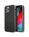 Etui BMW BMHCP12LREELK Apple iPhone 12 Pro Max černý/black hardcase Leather Emboss