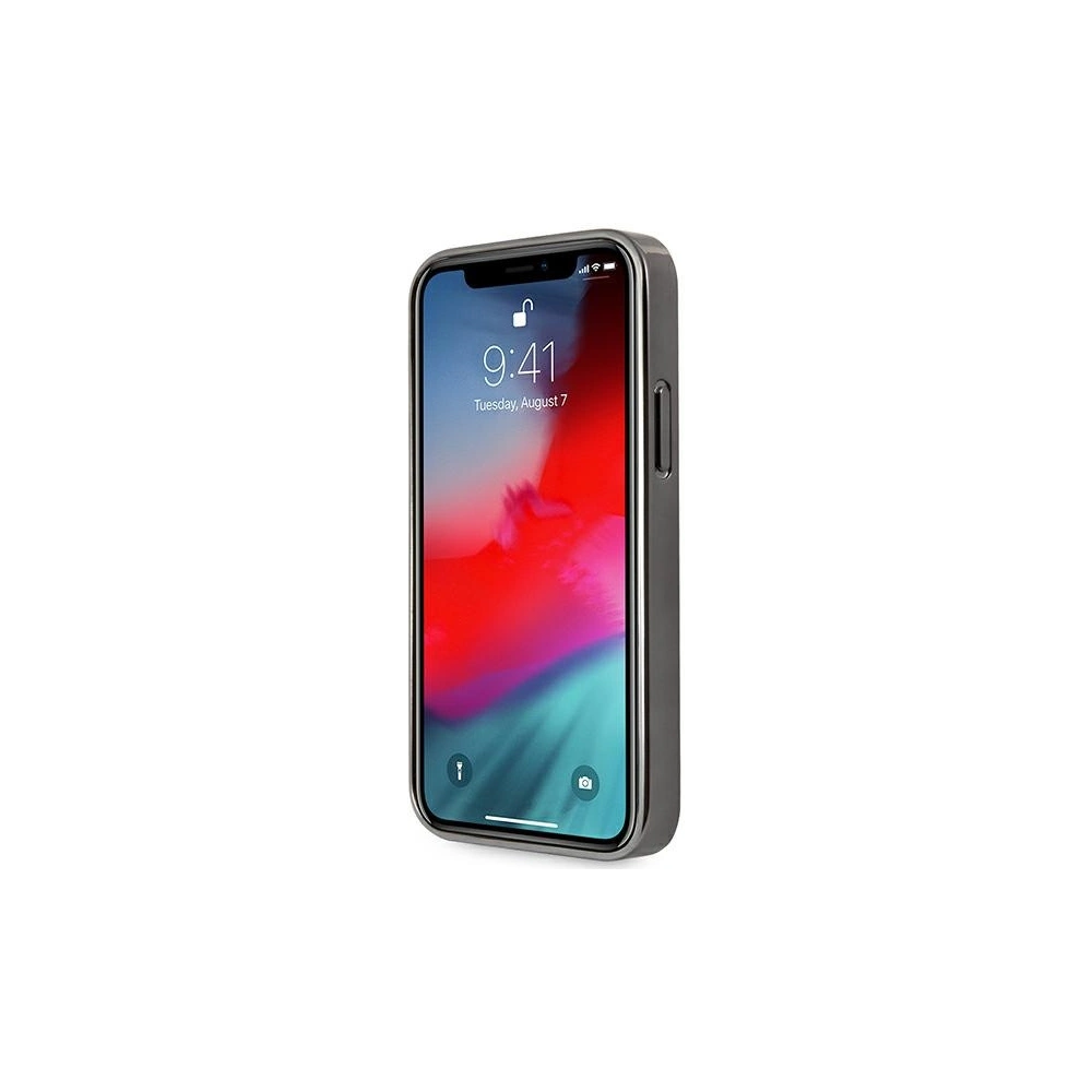 Hurtownia GSM - Etui BMW BMHCP12LREELK Apple iPhone 12 Pro Max černý/black hardcase Leather Emboss - BMW258BLK - {ean13} - Hurt