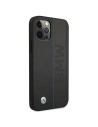 Hurtownia GSM - Etui BMW BMHCP12LRWBOK Apple iPhone 12 Pro Max černý/black hardcase Leather Outlines - BMW259BLK - {ean13} - Hurt