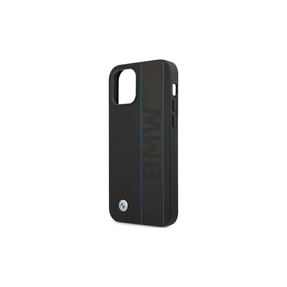 Hurtownia GSM - Etui BMW BMHCP12LRWBOK Apple iPhone 12 Pro Max černý/black hardcase Leather Outlines - BMW259BLK - {ean13} - Hurt