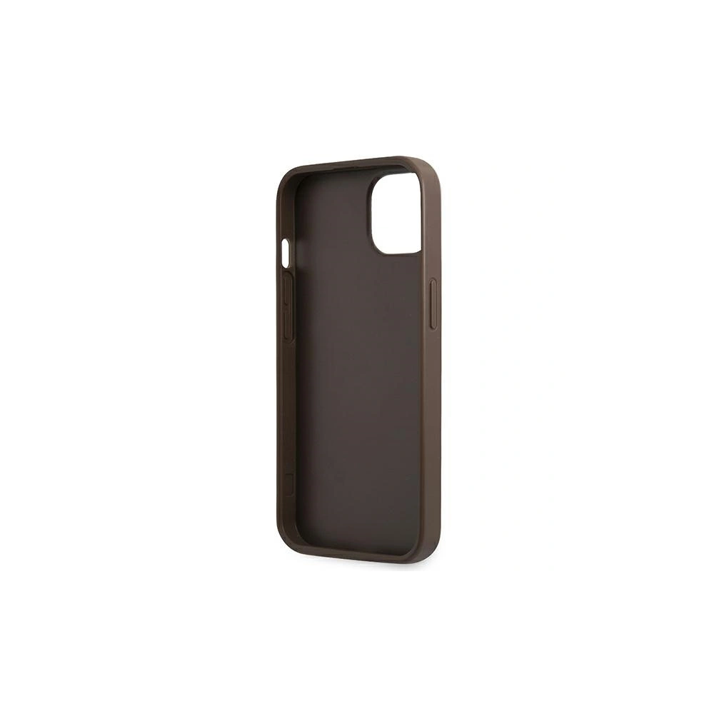 Hurtownia GSM - Etui Guess GUHCP13MG4GLBR Apple iPhone 13 brązowy/brown hard case 4G Stripe Collection - GUE1535BR - {ean13} - Hurt