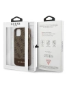 Wholesale Guess GUHCP13MG4GLBR Apple iPhone 13 brown hard case 4G Stripe Collection - GUE1535BR - {ean13} - Hurt
