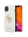 Etui Guess GUHCP13MLS4GGWH Apple iPhone 13 biały/white hard case Silicone 4G Logo