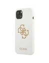 Hurtownia GSM - Etui Guess GUHCP13MLS4GGWH Apple iPhone 13 biały/white hard case Silicone 4G Logo - GUE1537WHT - {ean13} - Hurt