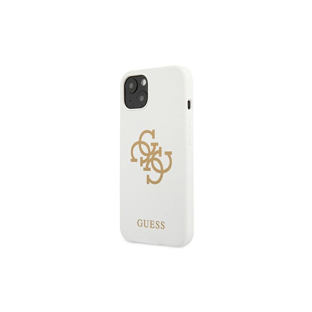 Hurtownia GSM - Etui Guess GUHCP13MLS4GGWH Apple iPhone 13 biały/white hard case Silicone 4G Logo - GUE1537WHT - {ean13} - Hurt